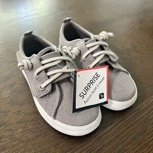 Sperry Gray Baby Shoes